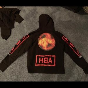 Hood by Air hoodie and Supreme T-shirt
